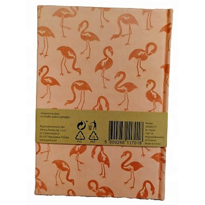 Notes flamingi 80 stron w linię