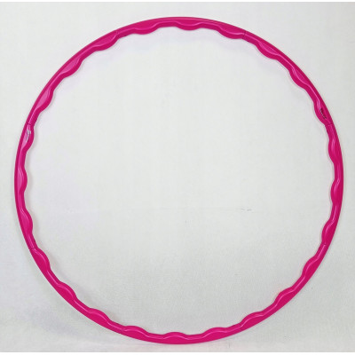 Hula-hoop z wypustkami różowe 75 cm 8 elementów CRANE
