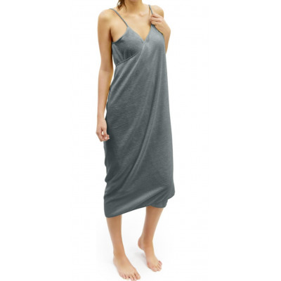 Ręcznik, sukienka po kąpieli 90x180cm L/XL szary DEKOR