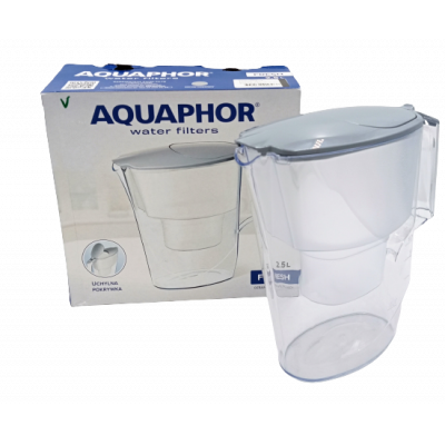 Dzbanek filtrujący Aquaphor FRESH 2,5 l szary