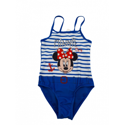 Strój kostium kąpielowy 98/104 dziewczęcy Myszka Minnie w paski Disney