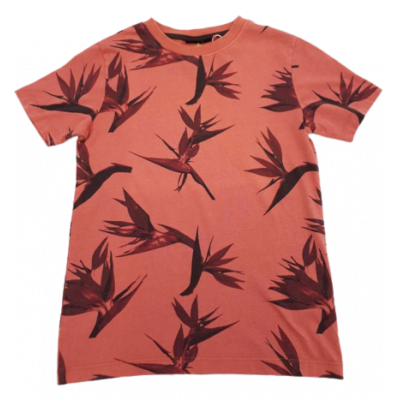T-shirt chłopięcy 134-140 LMTD kolor łososiowy 100% bawełna organiczna