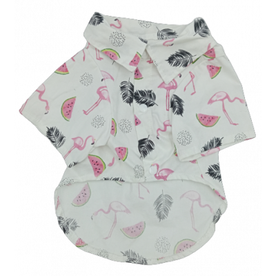 Koszula ubranko dla psa flamingi 30 cm