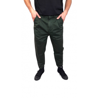 Zielone spodnie męskie jeansowe CHINO ARMY 32/32 SELECTED