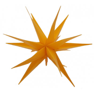 Świecąca gwiazda LED (Pomarańczowa)