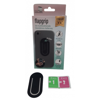 Wielofunkcyjny uchwyt do Smartfona Flapgrip czarny