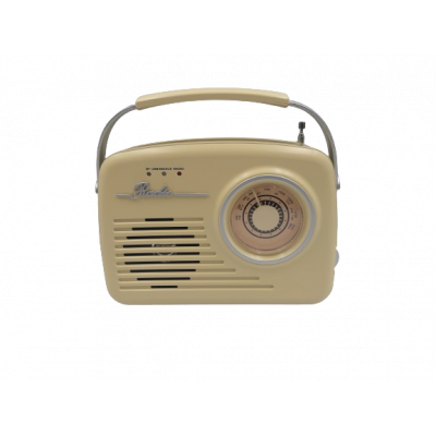 Radio w stylu retro Easymaxx (Kremowe)