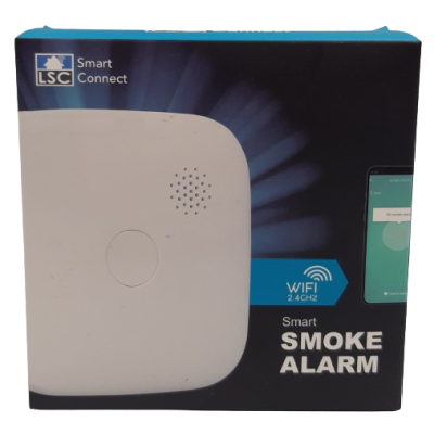 Inteligentny czujnik dymu LSC Smart Connect Biały