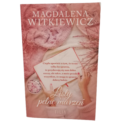 Książka "Listy pełne marzeń" - Magdalena Witkiewicz