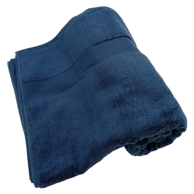 Ręcznik kąpielowy 70x140cm 100% Bawełna ciemno niebieski