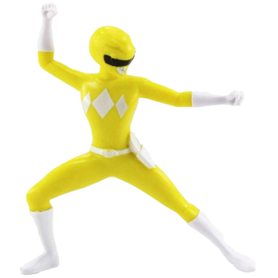 Minifigurka Power Rangers Żółta Limitowana Edycja 8cm